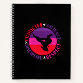 武術アーツコアバリュー – 空手 ノートブック (正面)