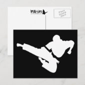 武術アーツシルエット ポストカード (正面/裏面)