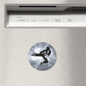 武術アーツシルバー稲妻マン マグネット (インサイチュ (食洗機))