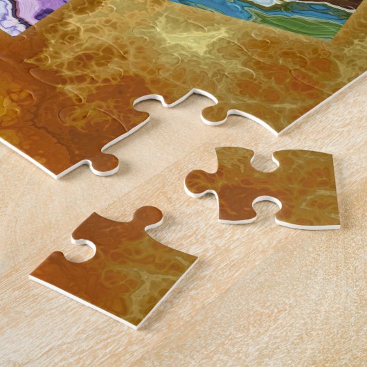 武術アーツジグソーパズル – 空手柔道敬古木 ジグソーパズル (側面)