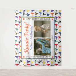 武術アーツジャパン空手子供の誕生日背景 タペストリー