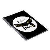 武術アーツセカンドデグリーブラックベルト ノートブック (右側)