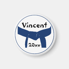 武術アーツダークブルーベルト マグネット