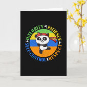 武術アーツバリュー – Boys Karate Mindset カード (黄色い花)