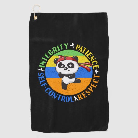 武術アーツバリュー – Boys Karate Mindset ゴルフタオル (正面)