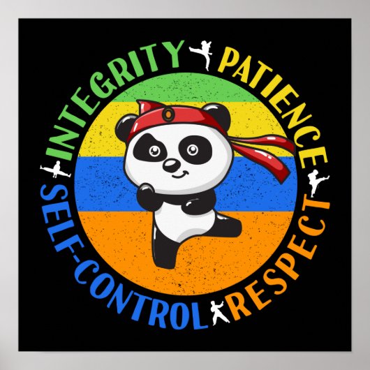 武術アーツバリュー – Boys Karate Mindset ポスター (正面)