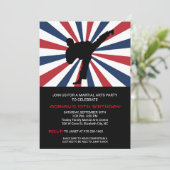 武術アーツバースデーパーティ招待状 招待状 (スタンド正面)