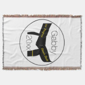 武術アーツファーディグブラックベルト スローブランケット (正面)