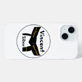 武術アーツファーディグブラックベルト Case-Mate iPhoneケース (裏面 (横))