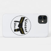武術アーツファーディグブラックベルト Case-Mate iPhoneケース (裏面(横))