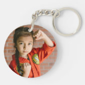 武術アーツフォーディグブラックベルトフォト キーホルダー (裏面)