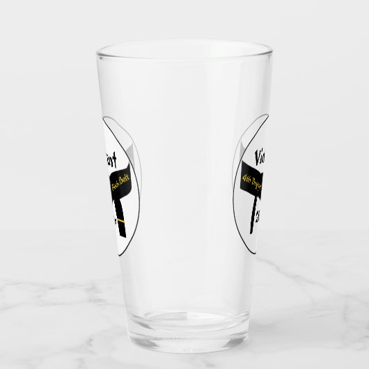 武術アーツフォーディグブラックベルト タンブラーグラス (右)