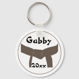 武術アーツブラウンベルト キーホルダー