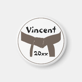 武術アーツブラウンベルト マグネット