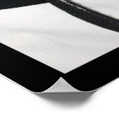 武術アーツブラックベルトやる気を起こさせる ポスター (角)