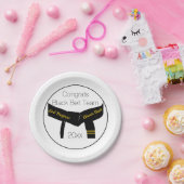 武術アーツブラックベルトテストパーティーおめでとう ペーパープレート (パーティー)