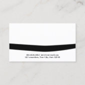 武術アーツブラックベルト道場プロフェッショナル 名刺 (裏面)