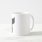 武術アーツブラックベルト コーヒーマグカップ (正面右)