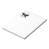 武術アーツブラックベルト ノートパッド (回転)