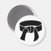 武術アーツブラックランクのベルトマグネット マグネット (正面/裏面)