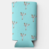 武術アーツマスターパターン青 スリム缶クーラー (裏面)