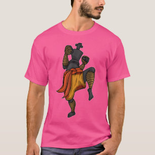 武術アーツムエタイファイターチェスピースムエト Tシャツ