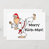 武術アーツメリーキック – マスクリスマスパーティー 招待状 (正面/裏面)