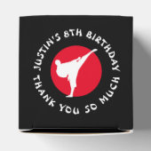 武術アーツユニークーテーマ空手バースデーパーティー フェイバーボックス (上部)