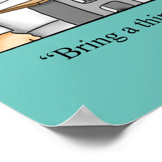 武術アーツユーモアポスターギフト ポスター (角)