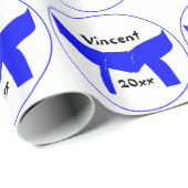 武術アーツライトブルーベルト ラッピングペーパー (ロールコーナー)