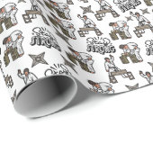 武術アーツラッピング紙 ラッピングペーパー (ロールコーナー)