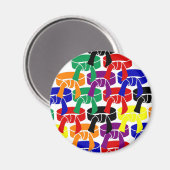 武術アーツランクベルトマグネット マグネット (正面/裏面)