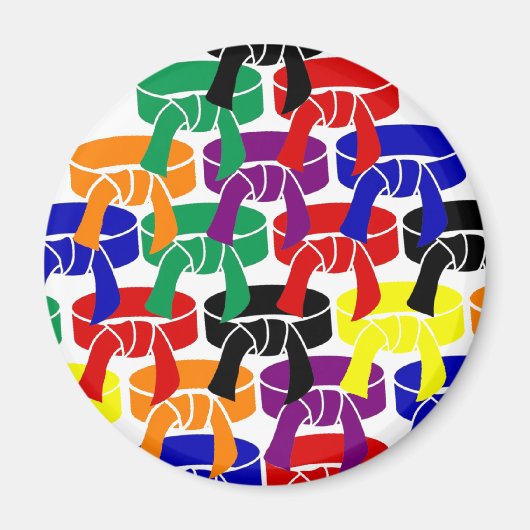 武術アーツランクベルトマグネット マグネット (正面)