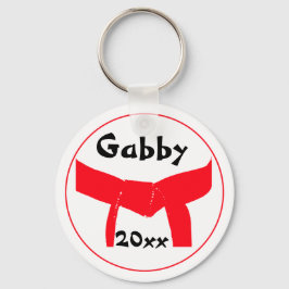 武術アーツレッドベルト キーホルダー