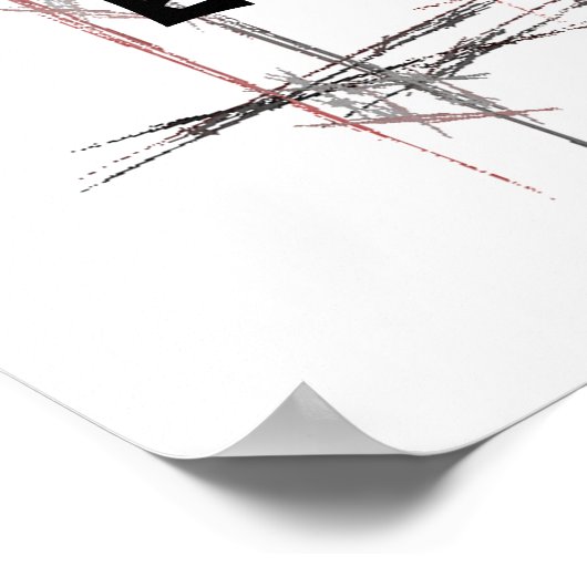 武術アーツ努力 ポスター (角)