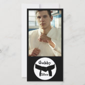 武術アーツ基本ブラックベルトフォトカード (正面)