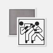 武術アーツ姿 マグネット (正面/裏面)