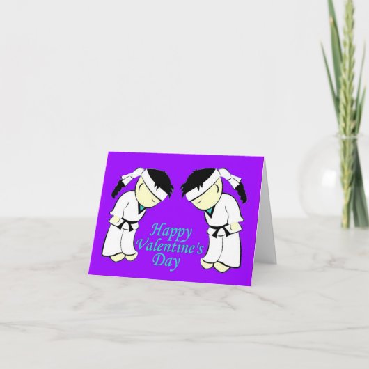 武術アーツ学生バレンタインカード シーズンカード (正面)