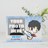 武術アーツ招待状-カスタム 招待状 (スタンド正面)