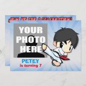 武術アーツ招待状-カスタム 招待状 (正面/裏面)