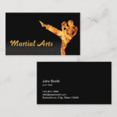 武術アーツ炎上戦闘機プロフェッショナル 名刺 (正面/裏面)