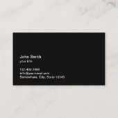 武術アーツ炎上戦闘機プロフェッショナル 名刺 (裏面)