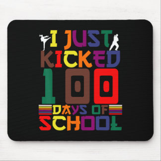武術アーツ私が学校の100の日を蹴ったカラ マウスパッド