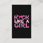 武術アーツ空手キックボクシングガールファイター 名刺 (正面)