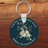 武術アーツ空手テコンドー柔術スタジオ キーホルダー (正面)