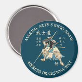 武術アーツ空手テコンドー柔術スタジオ マグネット (正面/裏面)