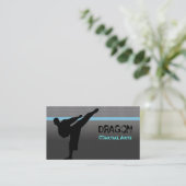 武術アーツ空手名刺 名刺 (スタンド正面)