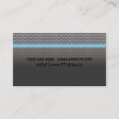 武術アーツ空手名刺 名刺 (裏面)