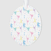 武術アーツ空手抽象芸術スターズスパークレス オーナメント (正面)