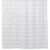 武術アーツ空手抽象芸術スターズスパークレス シャワーカーテン (正面)